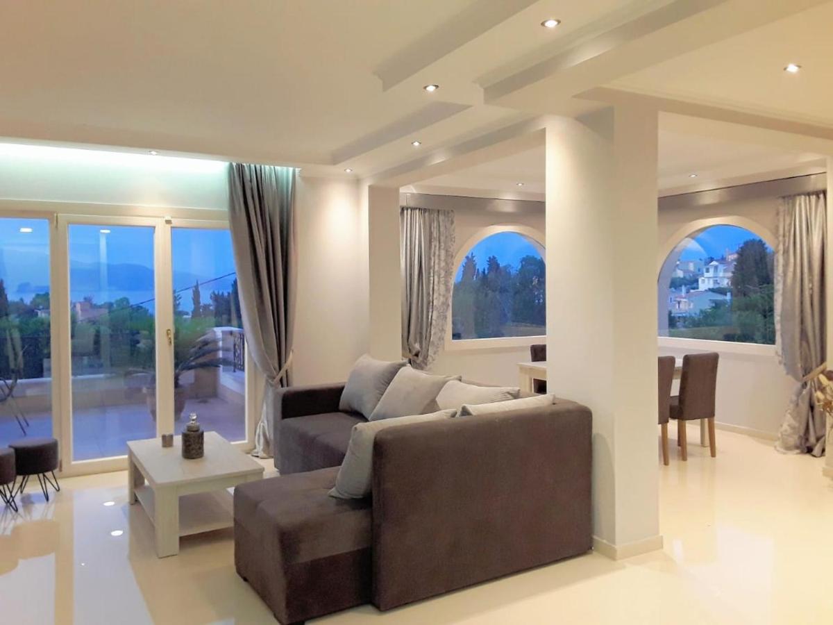 Sunshine Home 3 With Sea View Alepou Exteriör bild
