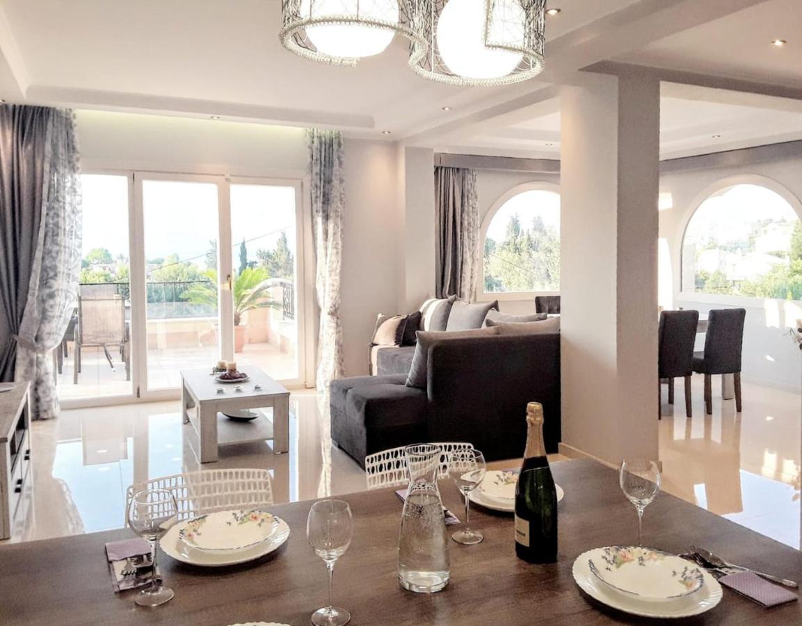 Sunshine Home 3 With Sea View Alepou Exteriör bild
