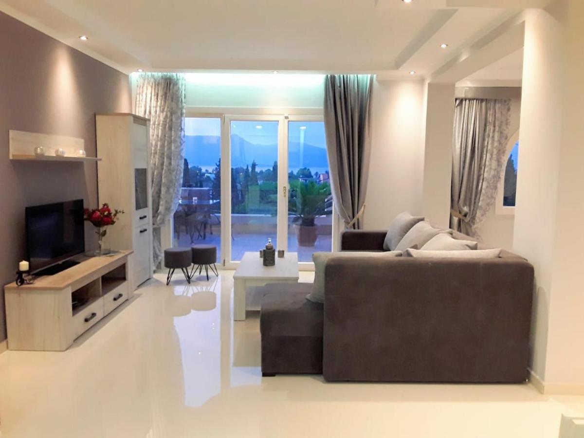 Sunshine Home 3 With Sea View Alepou Exteriör bild