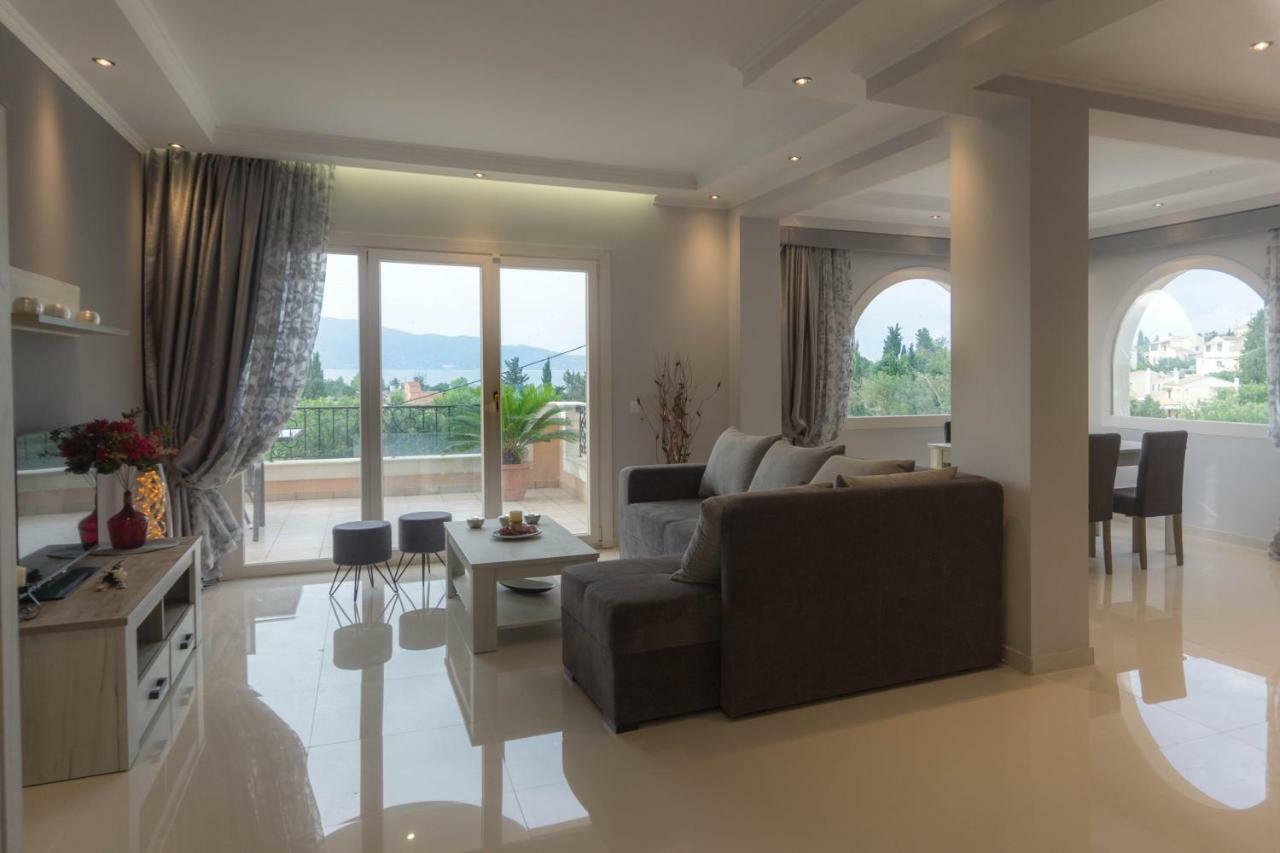 Sunshine Home 3 With Sea View Alepou Exteriör bild