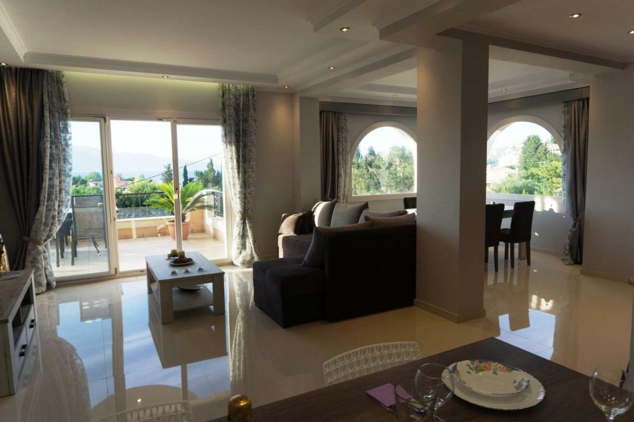 Sunshine Home 3 With Sea View Alepou Exteriör bild