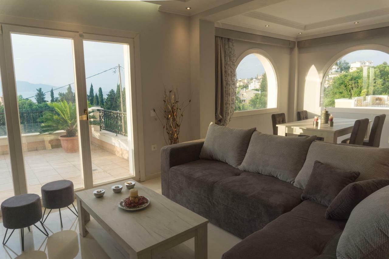 Sunshine Home 3 With Sea View Alepou Exteriör bild